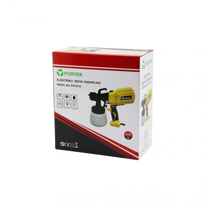 #BoyaTabancası Profesyonel Mobilya Duvar Püskürtme Cihazı Boya Tabancası Elektrikli 1000 ml 400W