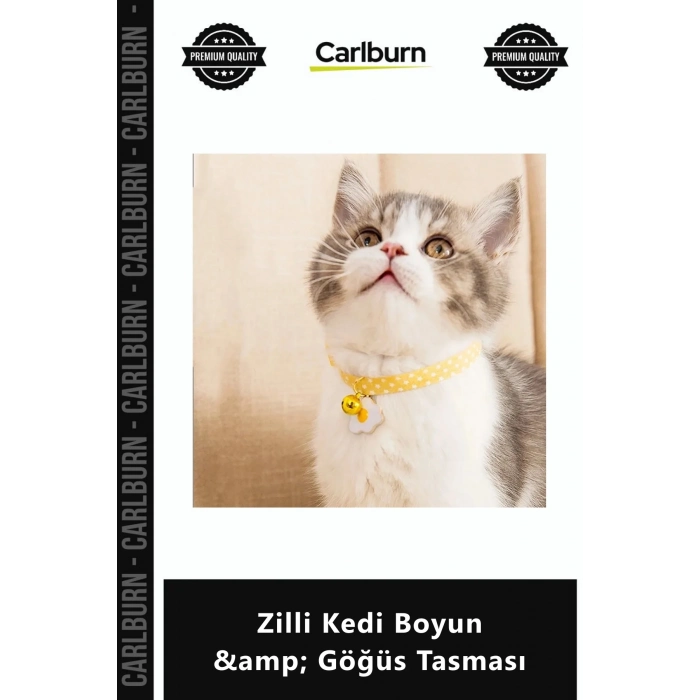 #Tasma Ayarlanabilir Renkli Konforlu Dayanıklı Şık Aksesuar Zilli Kedi Boyun Göğüs Tasması