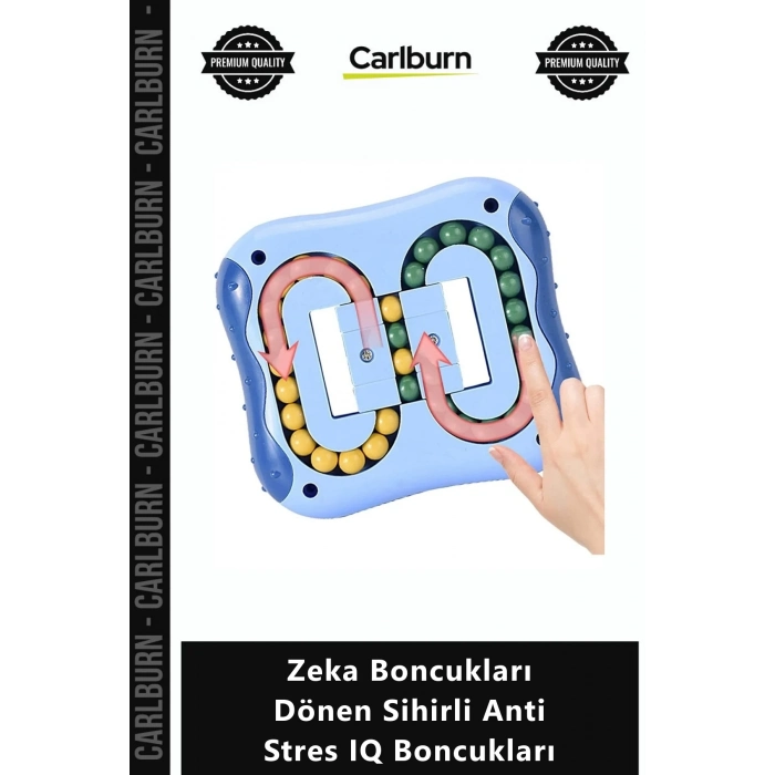 Özel Üretim Magic Bean Eğitici Renkli Bulmaca Zeka Boncukları Dönen Sihirli Anti Stres IQ Boncukları