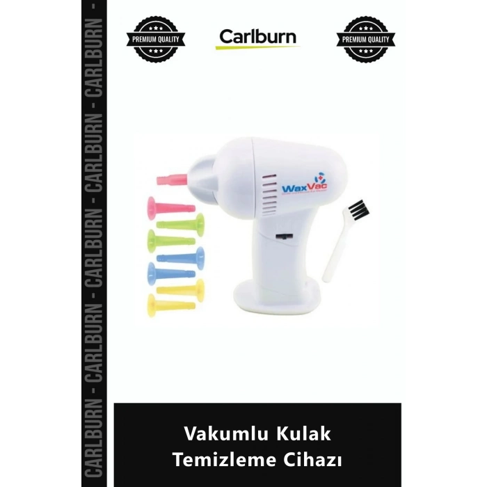 Özel Üretim Wax Vac Hijyenik Silikon Başlıklı Pilli Pratik Hassas Vakumlu Kulak Temizleme Cihazı