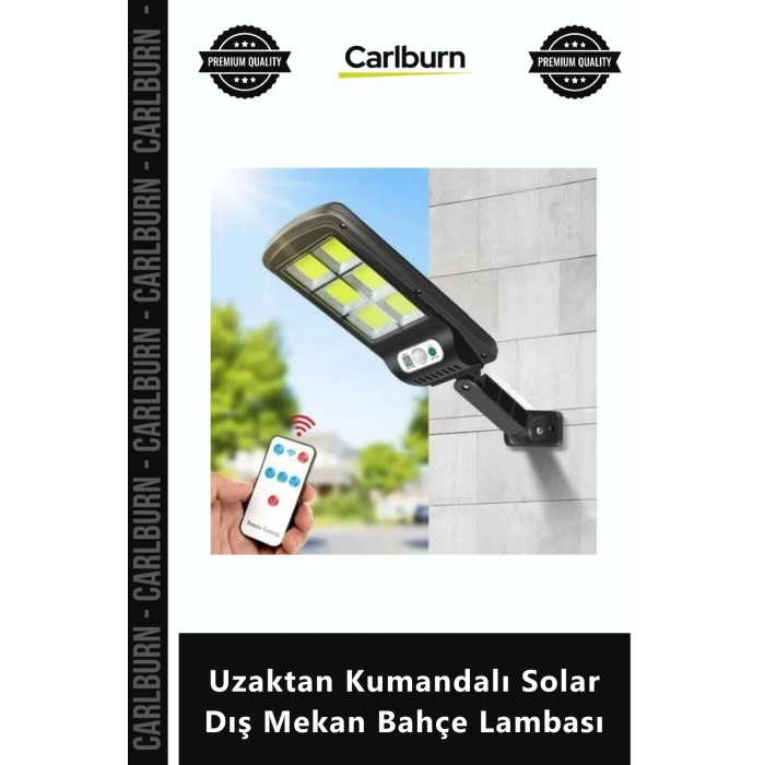Özel Üretim Güneş Enerjili Sensörlü Su Geçirmez Uzaktan Kumandalı Solar Dış Mekan Bahçe Lambası