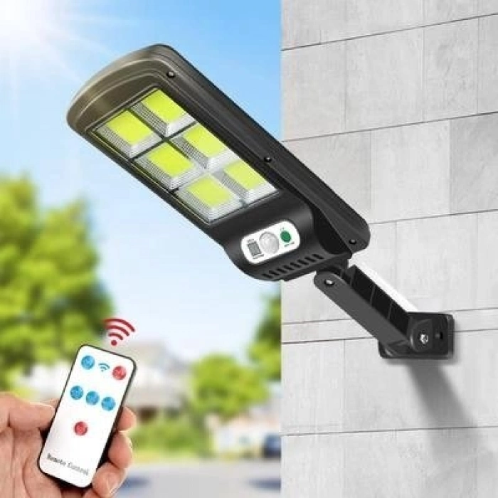 Özel Üretim Güneş Enerjili Sensörlü Su Geçirmez Uzaktan Kumandalı Solar Dış Mekan Bahçe Lambası