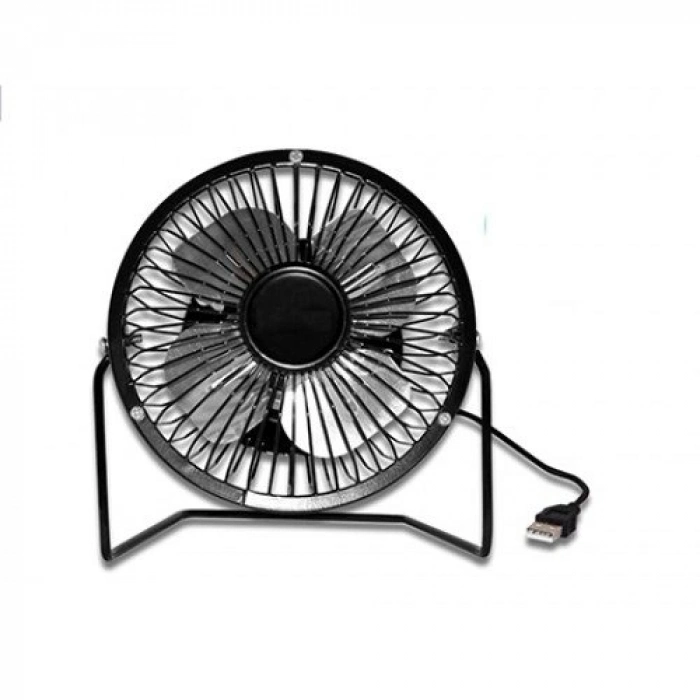 Özel Üretim Masaüstü Güçlü Soğutucu Mini USB Fan Taşınabilir Metal Kasa USB Metal Masaüstü Sessiz Va