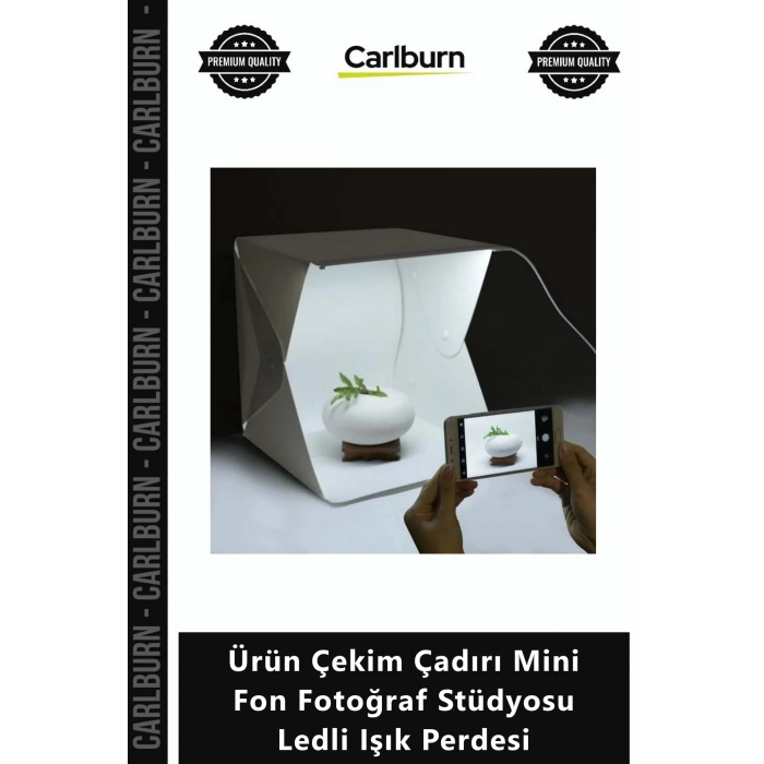 Özel Üretim Taşınabilir Katlanır Ürün Çekim Çadırı Mini Fon Fotoğraf Stüdyosu Ledli Işık Perdesi