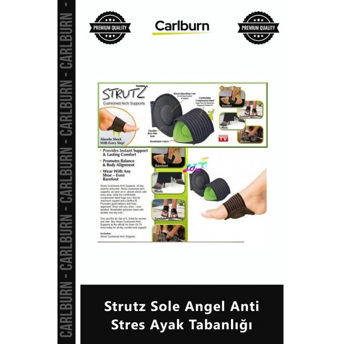 Özel Üretim Ortopedik Konforlu Bel Sırt Ağrısı Giderici Strutz Sole Angel Anti Stres Ayak Tabanlığı