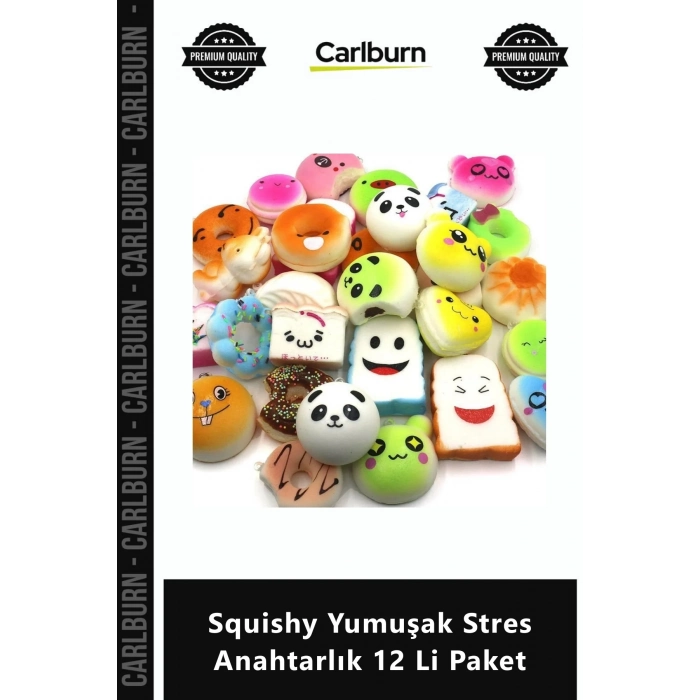 Özel Üretim Renkli Hamburger Sıkılabilir Elastik Oyuncak Squishy Yumuşak Stres Anahtarlık 12 Li Pake