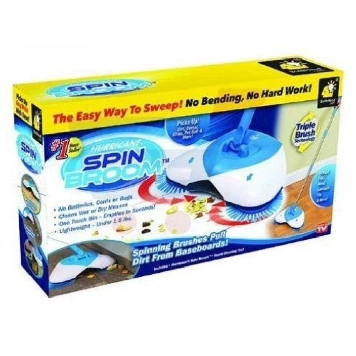 Özel Üretim Şarjsız Elektriksiz Gürültüsüz Pratik Gırgır Manuel Mekanik Spin Broom Dikey Süpürge