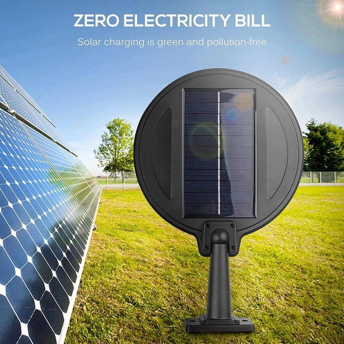 Özel Üretim Güçlü Solar 150 Cob Ledli Kumandalı Hareket Sensörlü 3 Modlu Büyük Boy Bahçe Lambası