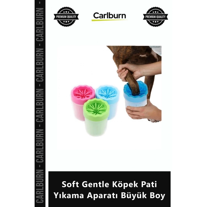 Özel Üretim Silikon Fırçalı Hijyenik Pratik Hazneli Soft Gentle Köpek Pati Yıkama Aparatı Büyük Boy