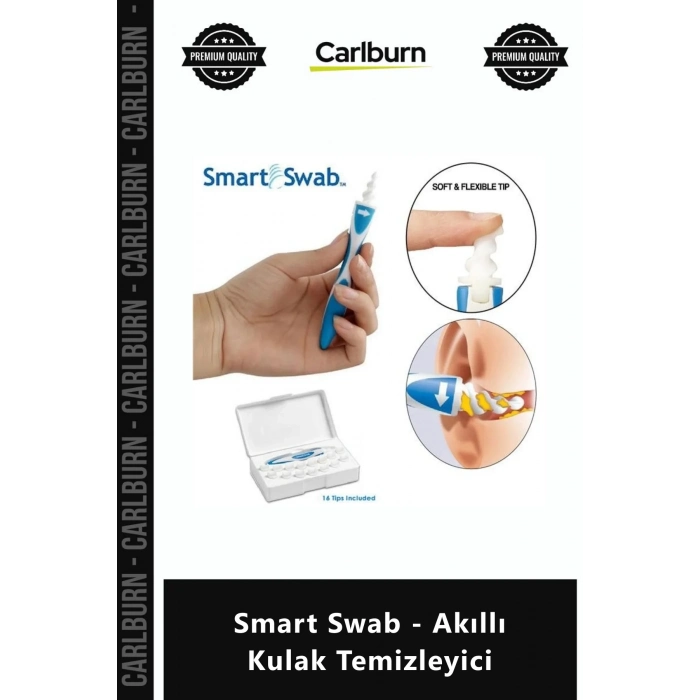 Özel Üretim Spiral Uçlu Ağrısız Güvenli Hijyenik Kulak Temizleme Kiti Smart Swab Akıllı Kulak Temizl