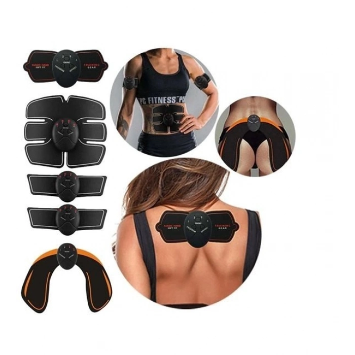 Özel Üretim Six Pad Karın Kas Masaj Smart Fitness Series Vücut Geliştirici Elektronik Kemer 10 lu Se