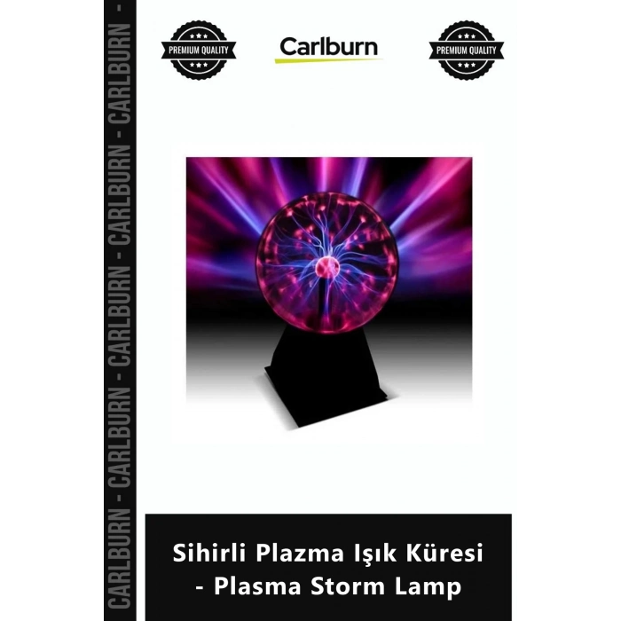 Özel Üretim Dekoratif Gece Lambası Statik Elektrik Sihirli Plazma Işık Küresi Plasma Storm Lamp