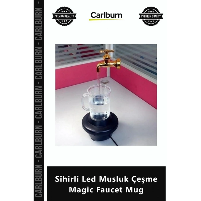Özel Üretim Dekoratif Işıklı Masa Lambası Ofis Hediyesi Sihirli Led Musluk Çeşme Magic Faucet Mug