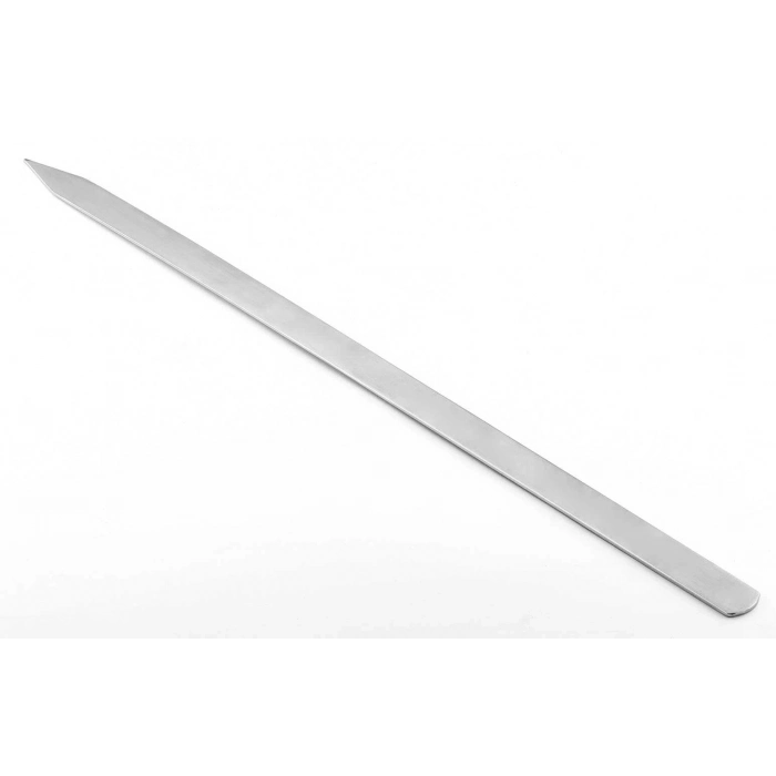 Özel Üretim Dayanıklı Kalın Profesyonel Adana Kebap Şişi 60 cm Yassı Metal Mangal Ekipmanı