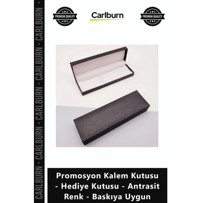 Özel Üretim Kurumsal Şık Modern Promosyon Kalem Kutusu Hediye Kutusu Antrasit Renk Baskıya Uygun