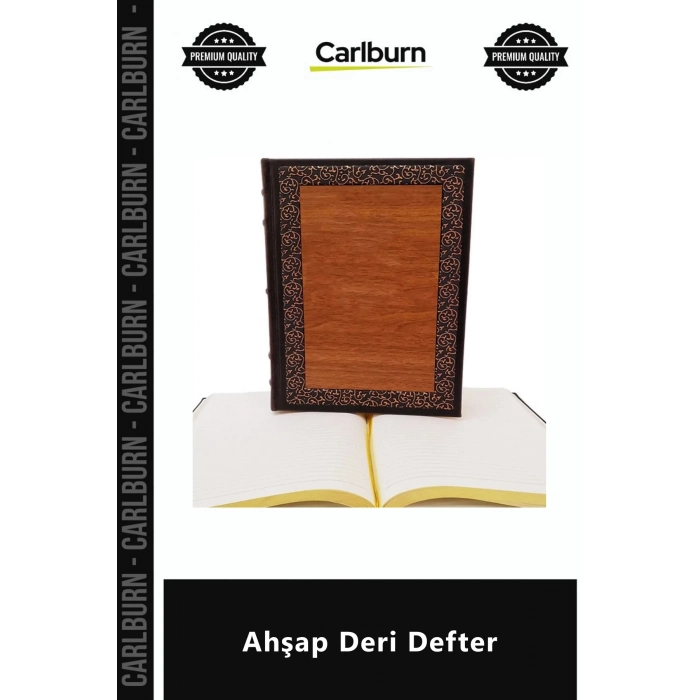 Özel Üretim Hediyelik şiye Özel Şık Tasarım Kaliteli 360 Sayfa 24x17 cm Ölçü Ahşap Deri Defter