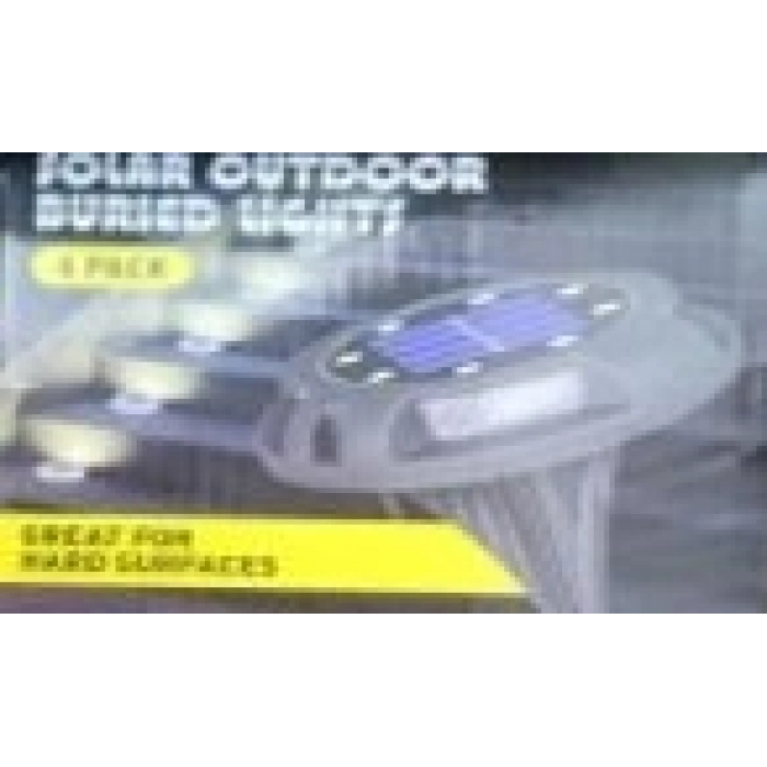 Özel Üretim Bahçe Lambası Su Geçirmez 4lü Solar Panelli Kazıklı Zemin Solar Ledi 8+4 Led GÜN IŞIĞI