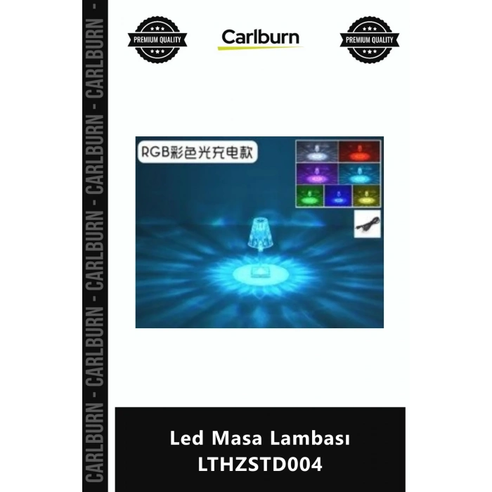 Özel Üretim Şarjlı Uzaktan Kumandalı 16 Renk Dekoratif Gece Aydınlatması Led Masa Lambası LTHZSTD004