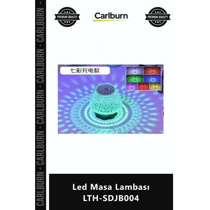 Özel Üretim 16 Renk Uzaktan Kumandalı Şarjlı USB Kablolu Dekoratif Şık Led Masa Lambası LTHSDJB004
