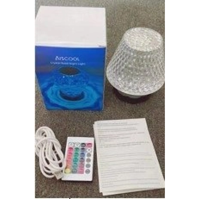 Özel Üretim 16 Renk Uzaktan Kumandalı Şarjlı USB Kablolu Dekoratif Şık Led Masa Lambası LTHSDJB004