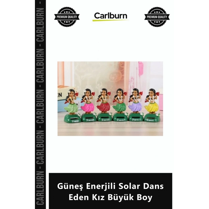 Özel Üretim Dekoratif Araç İçi Torpido Üstü Süsü Figür Güneş Enerjili Solar Dans Eden Kız Büyük Boy