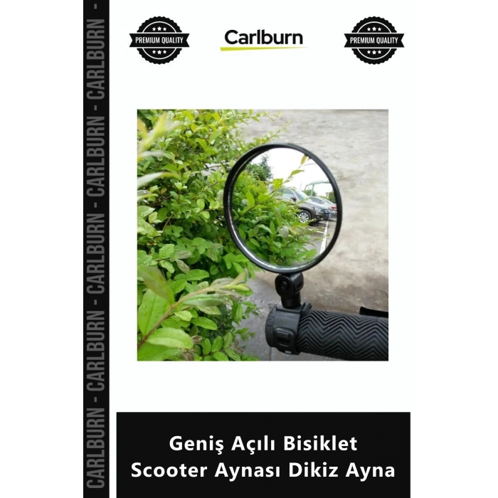 Özel Üretim Universal Portatif Ayarlanabilir Güvenli Geniş Açılı Bisiklet Scooter Aynası Dikiz Ayna