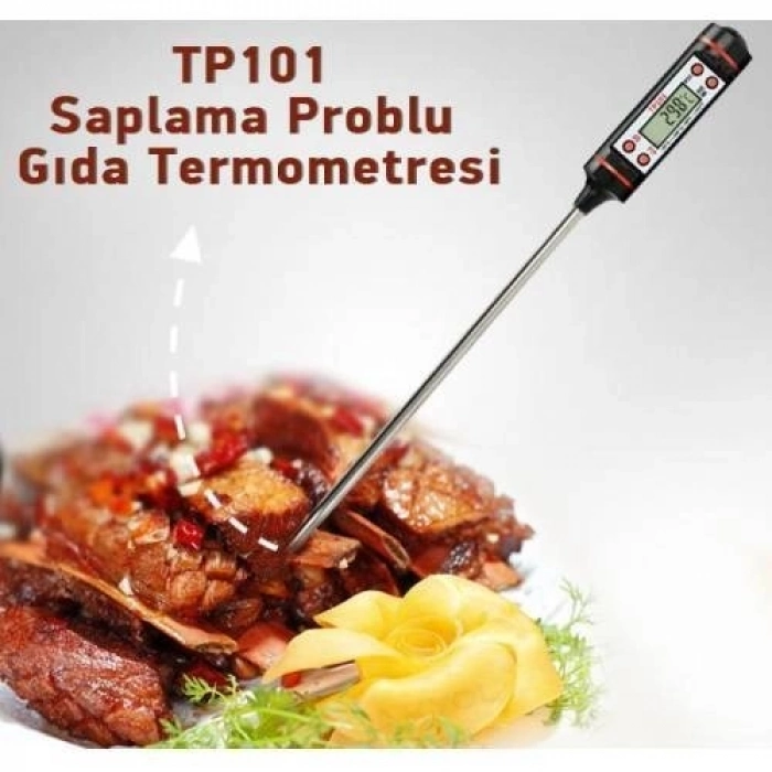 Özel Üretim Mutfak Tipi Hassas Sensör Bebek Maması Yoğurt Süt Dijital Gı Termometresi Yemek Sıcaklık