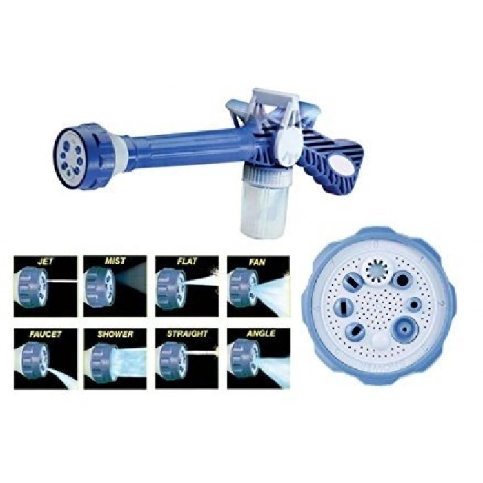 Özel Üretim Hazneli Araç Bahçe Temizlik Aparatı Water Jet Set Deterjanlı Basınçlı Yıkama Tabancası