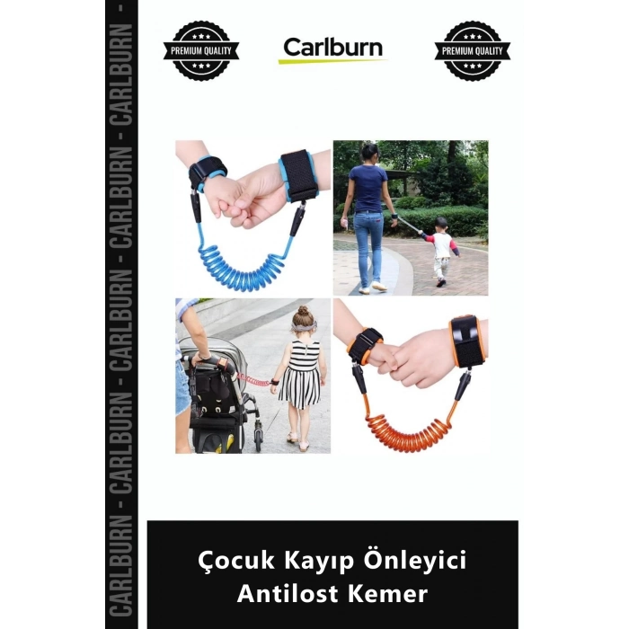 Özel Üretim Emniyetli Bebek Bilekliği 150 Cm Spiral Çelik Tel Çocuk Kayıp Önleyici Antilost Kemer