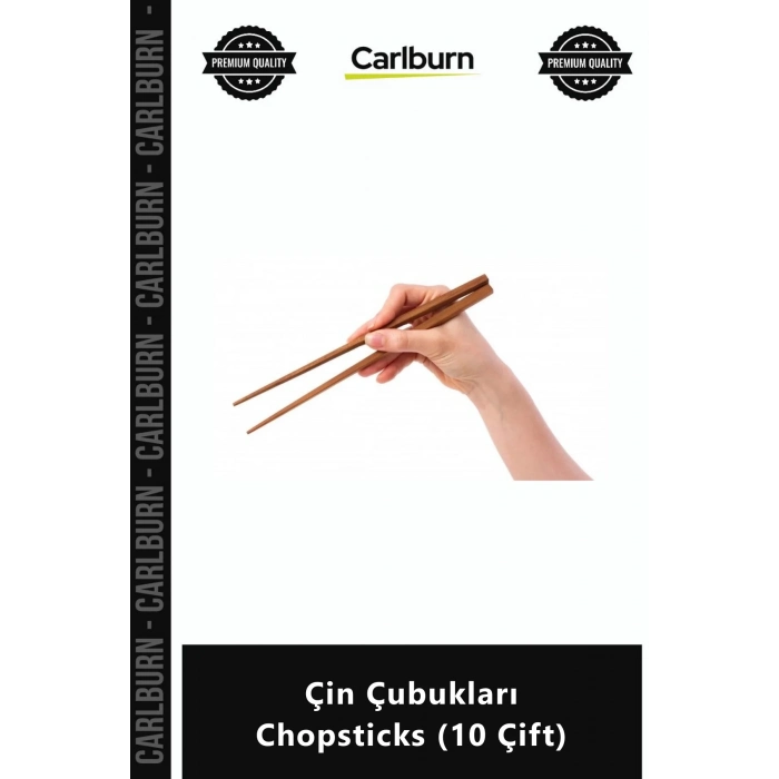 Özel Üretim Kaliteli Şık Ergonomik Mutfak Servis Gereci Bambu Çin Çubukları Chopsticks 10 Çift