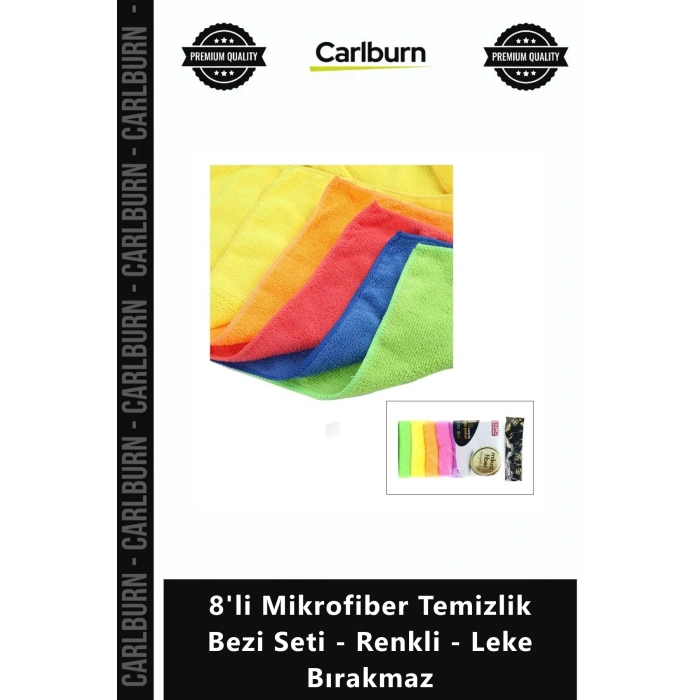 Özel Üretim Toz Emici Su Emici Yumuşak 8li Mikrofiber Temizlik Bezi Seti Renkli Leke Bırakmaz