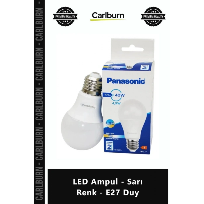 Özel Üretim Tasarruflu Kaliteli Yüksek Performanslı Ekonomik Verimli LED Ampul Sarı Renk E27 Duy