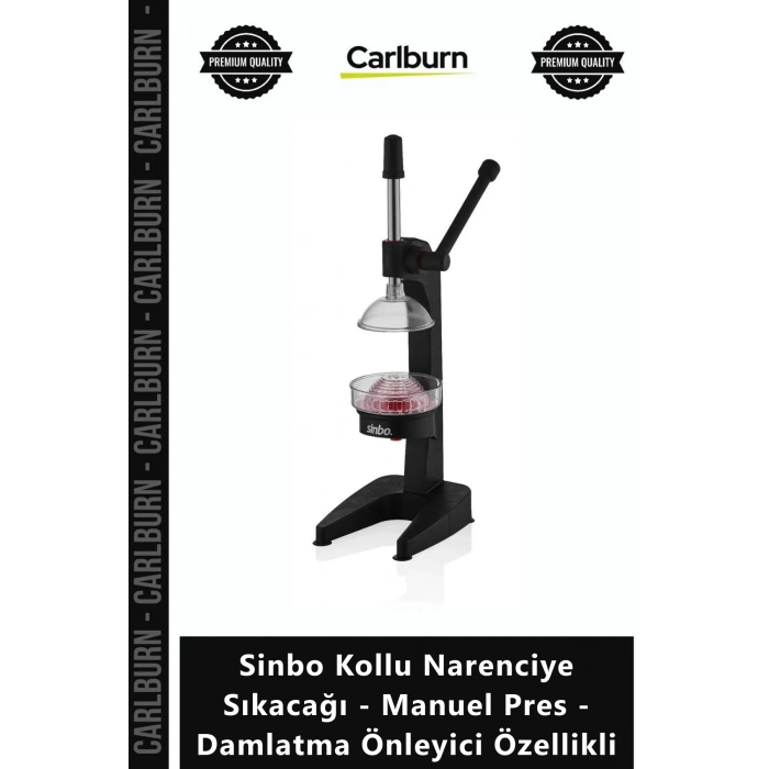 Özel Üretim Güçlü Pres Sinbo Kollu Narenciye Sıkacağı Manuel Pres Damlatma Önleyici Özellikli