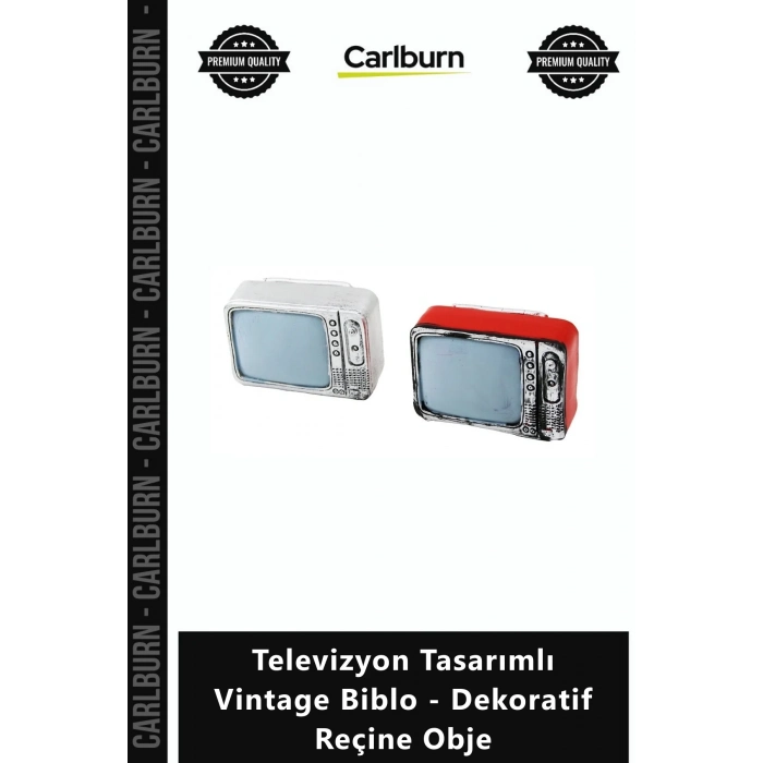 Özel Üretim Retro Nostaljik Hediye Masa Televizyon Tasarımlı Vintage Biblo Dekoratif Reçine Obje