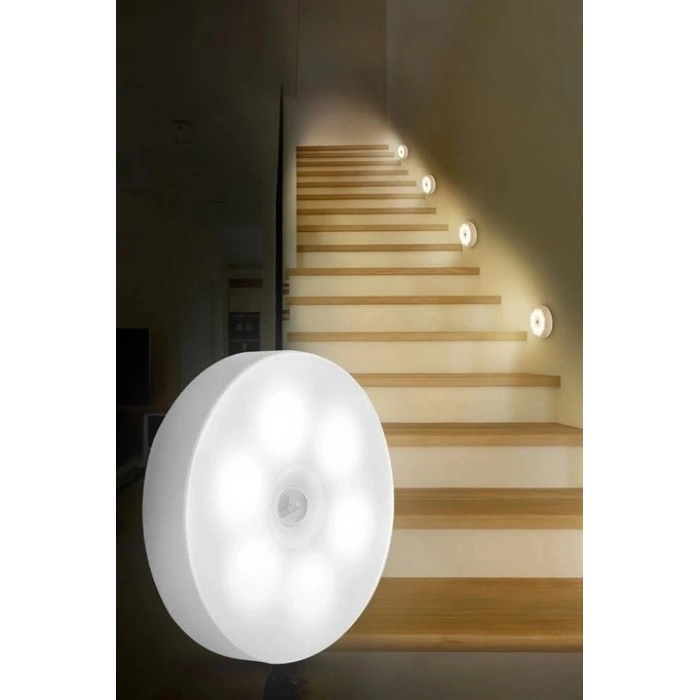 Özel Üretim Akıllı Hareket Algılayıcı Gece Aydınlatma Sistemi Kablosuz SENSÖRLÜ TEK ADET LAMBA LED