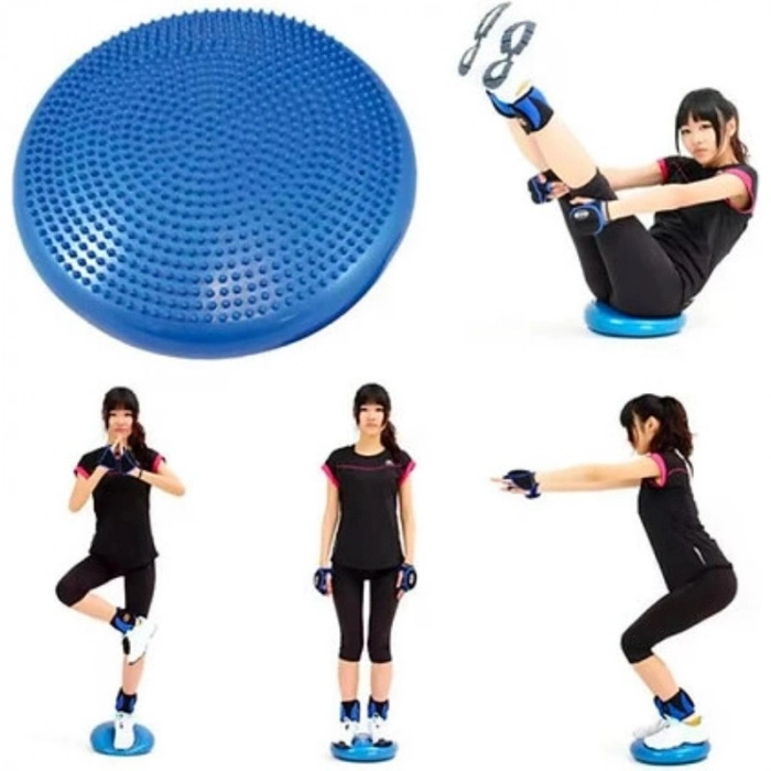 Özel Üretim Fitness Core Kas Denge Diski Dikenli Masaj Yüzeyli Pilates Koordinasyon Minderi