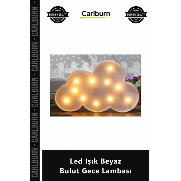 Özel Üretim Dekoratif Gün Işığı Pilli Duvar Dekoru Bebek Odası Led Işık Beyaz Bulut Gece Lambası