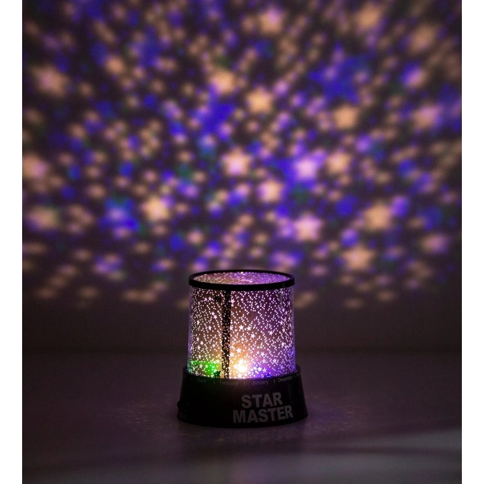 Özel Üretim Yıldızlı Gökyüzü Projeksiyonlu Dekoratif Çocuk Odası USB Pilli Star Master Gece Lambası