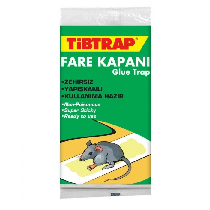 Özel Üretim Güçlü Yapışkanlı Profesyonel Fare Yapıştırıcı Levha Tibtrap Fare Kapanı Zehirsiz 2li