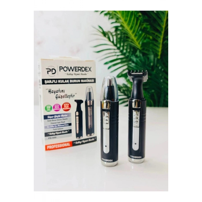 Özel Üretim ğişebilir Başlıklı Hassas Tıraş Ense Favori powerdex Pd500 Şarjlı Kulak Burun Makinesi