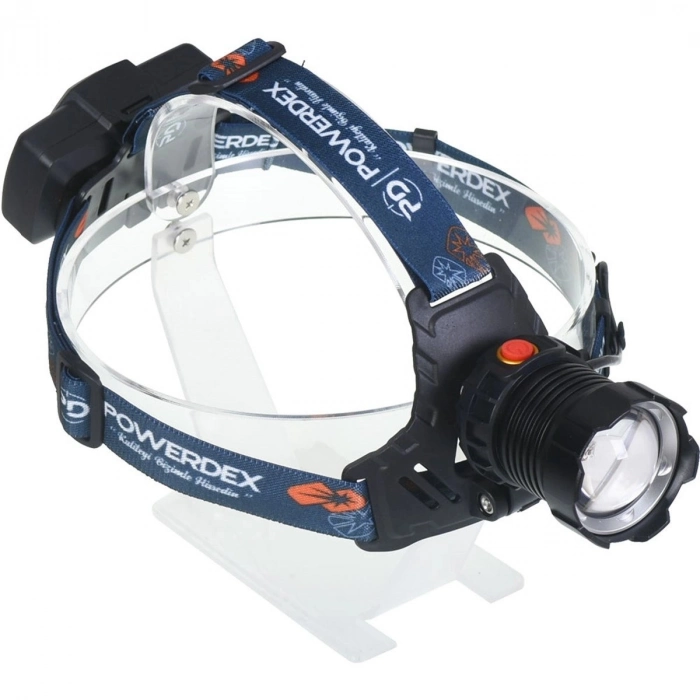 Özel Üretim Güçlü Ledli Powerdex Pd1072 15W Profesyonel Şarjlı 1000 Lümen Kafa Lambası PD1072