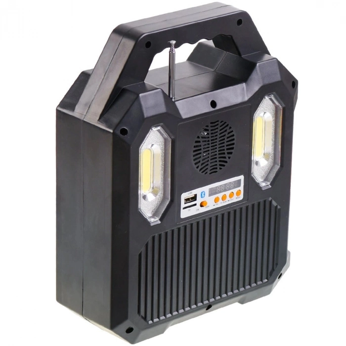 Özel Üretim Solar Kamp Radyo Fener POWERDEX FM USB Bluetoothlu Güneş Enerji Aydınlatma Seti PD6800