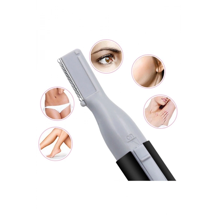 Özel Üretim Ense Kulak Kıl Temizleme Ergonomik Hassas Pilli Burun Sakal Kaş Düzeltme Tıraş Makinesi