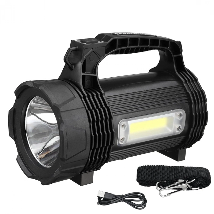 Özel Üretim PeakStar PS889 Su Geçirmez Yüksek Güçlü Osram Led 30W Şarj Edilebilir Powerbank Özellikl