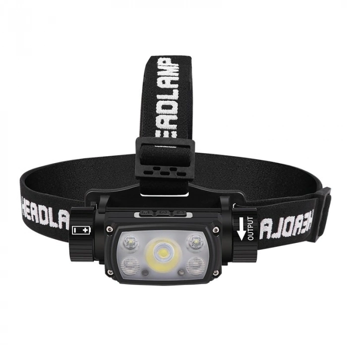 Özel Üretim PeakStar PS200 XHP50+ 2XPE+2 LED 180 Derece Ayarlanabilir Mıknatıslı Sensörlü Su Geçirme