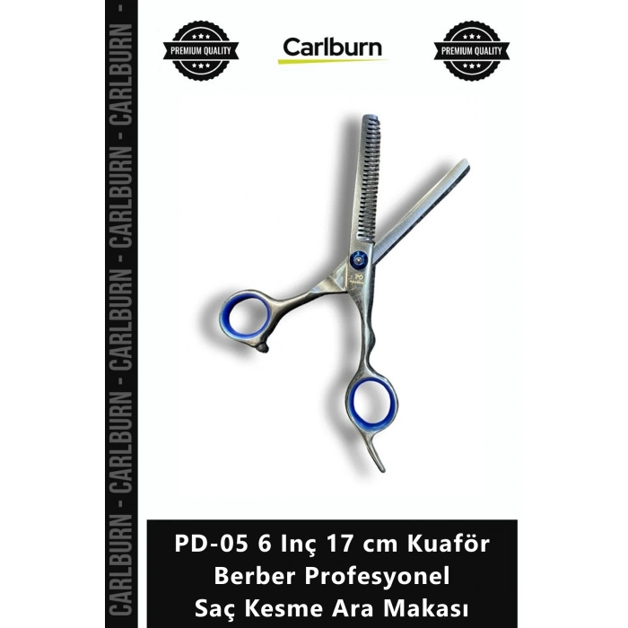 Özel Üretim Çelik Keskin Tasarım PD05 6 Inç 17 cm Kuaför Berber Profesyonel Saç Kesme Ara Makası