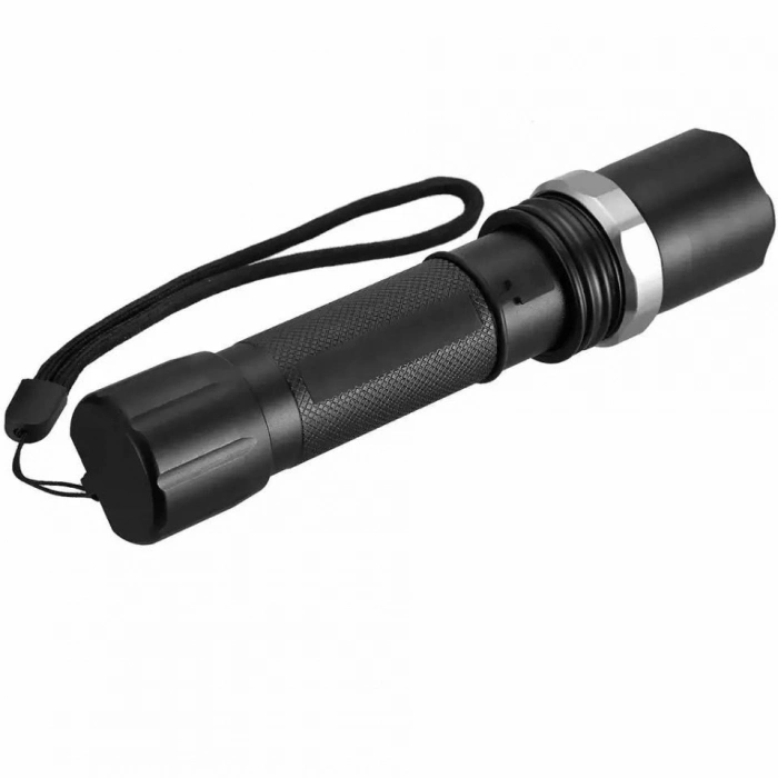 Özel Üretim Km110 Profesyonel Şarjlı El Feneri Ledli+flashlight+zoom Özellikli 6 Parça Full Set