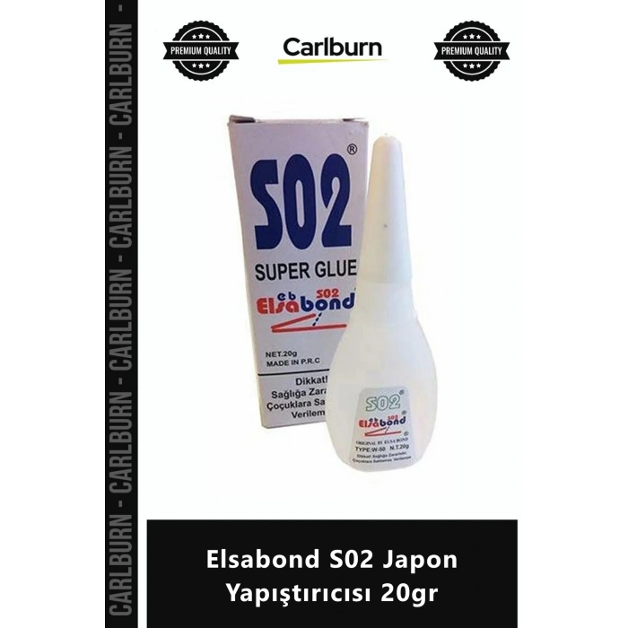 Özel Üretim Hızlı Güçlü Siyanoakrilat Anında Etki Endüstriyel Elsabond S02 Japon Yapıştırıcısı 20gr