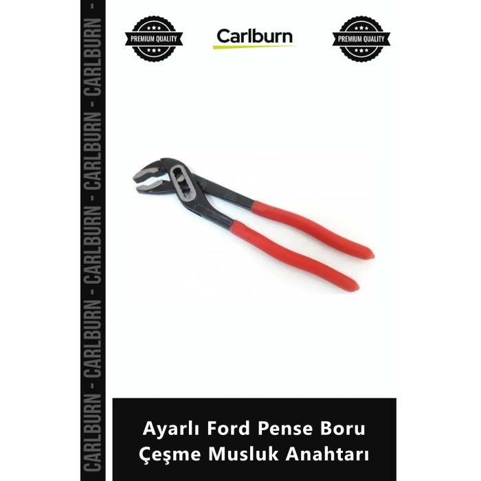 Özel Üretim 24 cm 8 Kademe Fort Pense Kaliteli Sap Ayarlı Ford Pense Boru Çeşme Musluk Anahtarı