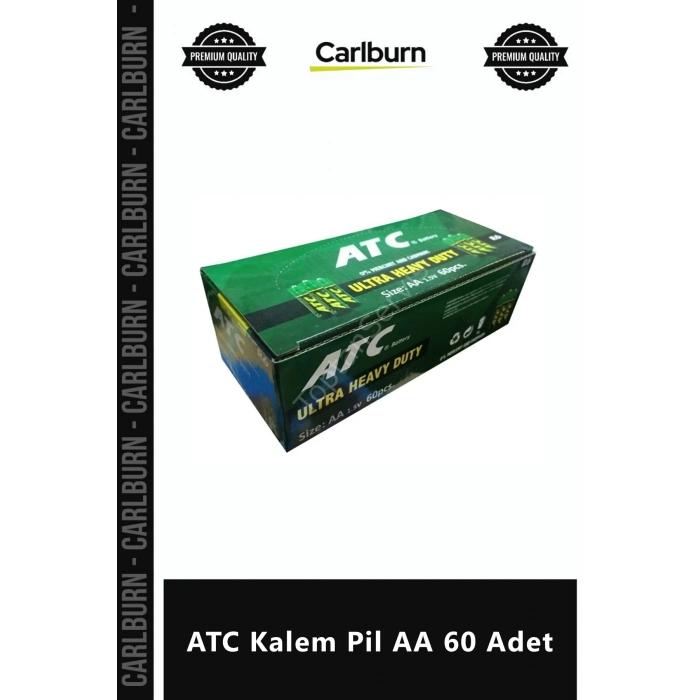 Özel Üretim Uzun Ömürlü Yüksek Kapasite Alkalin Güçlü Ekonomik Büyük Paket ATC Kalem Pil AA 60 Adet